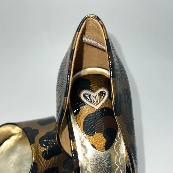 47. Madeline Shoes Leopard Print Heels - Picture 2 of 11